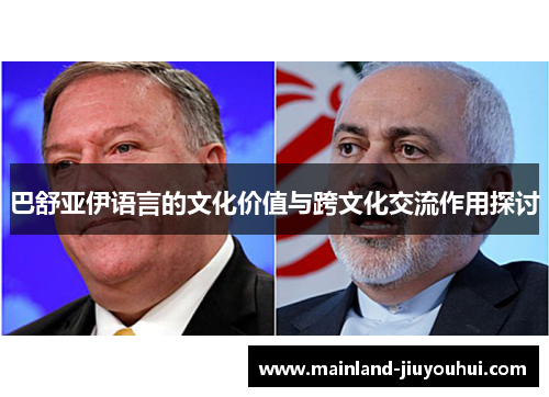 巴舒亚伊语言的文化价值与跨文化交流作用探讨