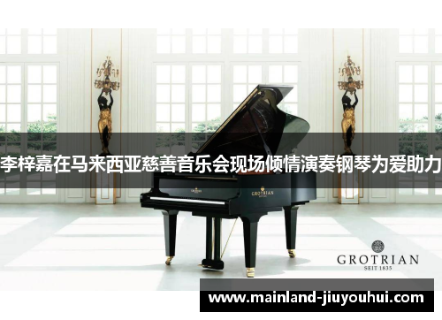 李梓嘉在马来西亚慈善音乐会现场倾情演奏钢琴为爱助力